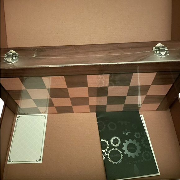 AMEROUS 15 Inch Magnetic Wooden Chess Set NWT - Picture 6 of 8